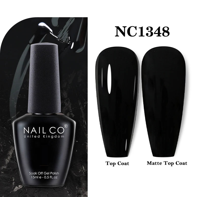 NAILCO 131Colors Vernis Semi Permanent UV Varnish Gel Nail Polish Nails Art Gel Manicure TOP BASE Varnish Hybrid