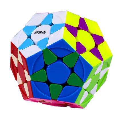 Qiyi QiHeng S2 Megaminx Magnetic 3x3 Megaminx Magnetic Magic Speed Cube Stickerless Professional  Cubo Magico Puzzle Toys