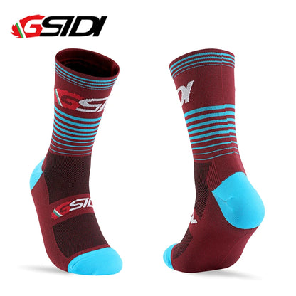 Gsidi New Cycling Socks High Quality Compression Men  Bike Outdoor Women Running Professional Sports Running