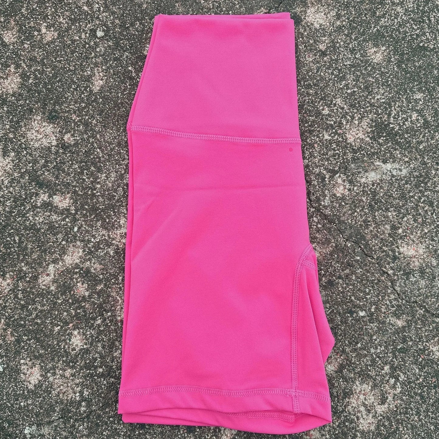 Solid Color Cycling Women Sport Yoga Short leggings Compression Support Sweat-Wickin Comprehensive Training Jog Internal Pocket