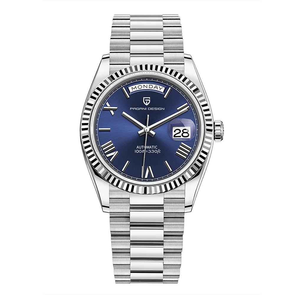 New PAGANI DESIGN DD36 Gold Luxury Automatic Mechanical Watch For Men ST16 100M Waterproof AR Sapphire Glass Wristwatch Men