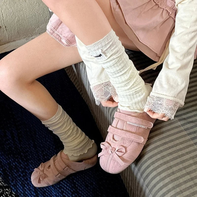 2025 New Spring Mary Jane Cross Strap Flats Shoes Women Fashion Elegant Round Toe Ladies Comfort Soft Sole Ballerinas Shoes