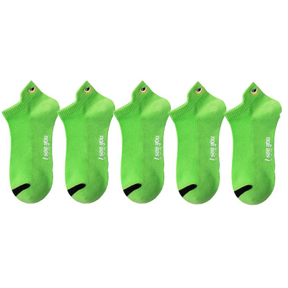 5/10 Pairs Man Short Socks Ankle Boat Socks Breathable Casual Athletic Socks Women Summer Thin Low-Cut Male Socks