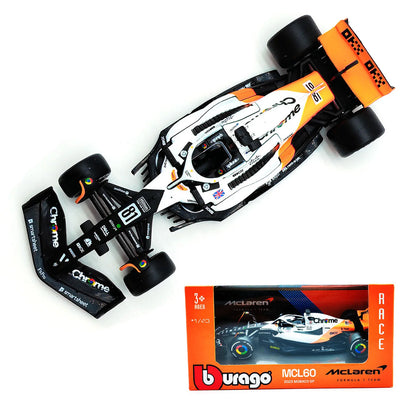 Bburago 1:43 2024 RB20 SF24 W14 W13 SF23 MCL60 RB19 RB18 W12 F1 Racing Formula Car Static Simulation Diecast Alloy Model Car