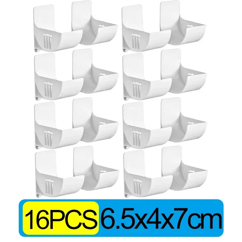 20/2pcs Trash Bags Shelf Holder Wall Mounted Plastic Bag Film Container DispenserGarbage Bag Storage Box Organizer For Kitchen