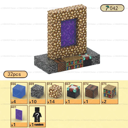 Magnetische Bausteine ​​Mine World Magnetwürfel-Set für Jungen und Mädchen, Kinder ab 3 Jahren, DIY-Modell, Kinder, STEM, sensorisches Spielzeug, Geschenk 