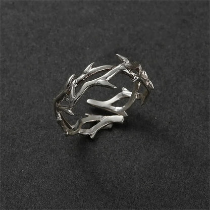 Punk Classic Split Rings Stainless Steel Simple Adjustable Rings for Women Men Couples Jewelry Accessories