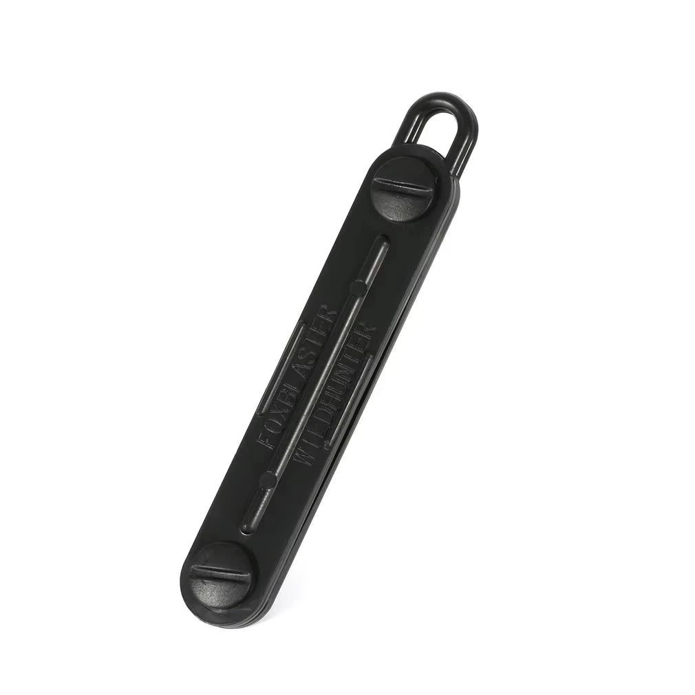 DIZETION Black Outdoor Fox Down Fox Blaster Call Whistle Predator Hunting Lamping Calling Rabbit Game Caller Animial