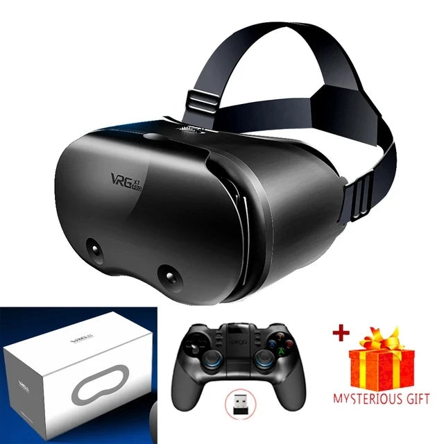 Virtual Reality 3D VR Glasses Smartphone Cell Mobile Goggles Helmet Headset Lenses Device Viar Smart Phone Video Game Viewer Set