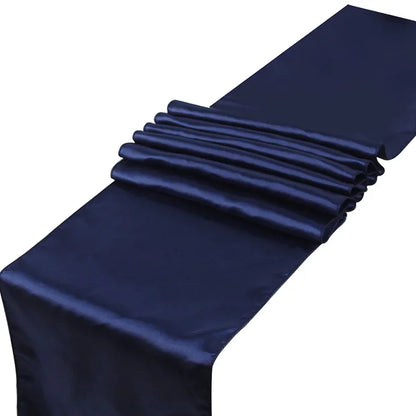 30cmx275cm(12*108inch) Satin Table Runner Banquet Wedding for Party Event Home Decoration Supply Table Cover Runner Tablecloth
