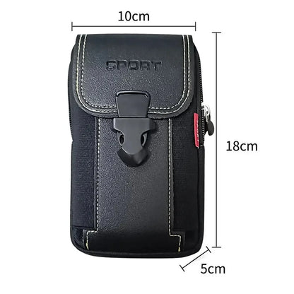 Unisex Belt Pouch Mobile Phone Bag for Men Phone Holster Bag Molle Waist Bag Pack Small Tactical Duty Belt Backpack Card Holder