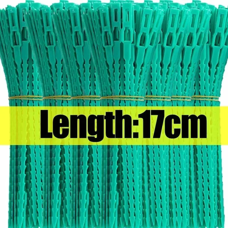Adjustable Plastic Plant Cable Ties Reusable Self-locking Ties Garden Plant Vine Supports Cable Ties Stem Tomato Clip Fastener