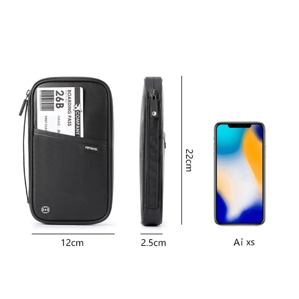 Organizer Travel Accessories Cover Document Bag Card Holder Travel Wallet for Family Passport Holder Waterproof Passport Wallet