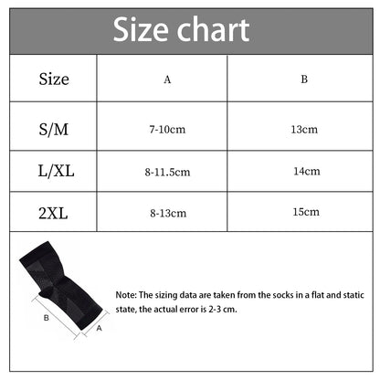 1/2/3 Pairs Men Women Sports Socks Foot Compression Socks Foot Ankle Socks Outdoor Breatheable Sleeve Socks Brace Sock