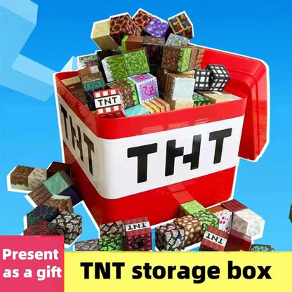 Magnetic Building Blocks Toy Storage Box Set Can Place Figures Magnet Cube Construction Brick Toys Gift for Boys Girls Children