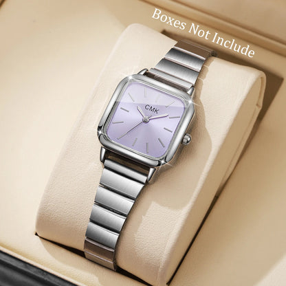 Fashion Square Women Watches Luxury Ultra-thin Strap Ladies Quartz Wristwatch For Ladies Clock Reloj Mujer（Without Box）