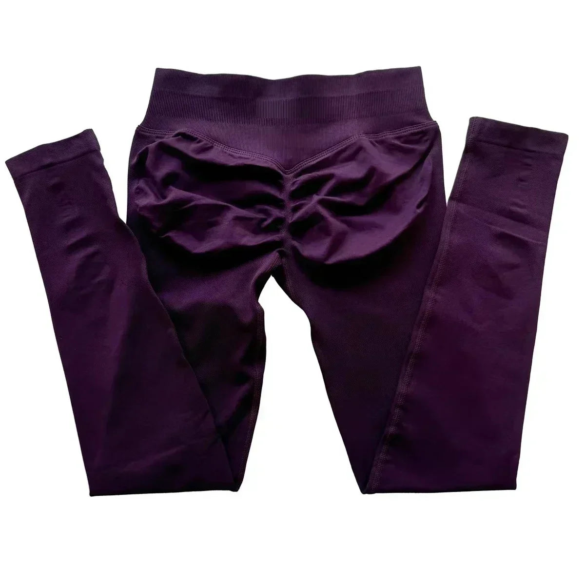 No Logo Scrunch Bum Gym Legging for Women Low Waistband Seamless Yoga Legging Workout Yoga Pants Push Up Sports Tights