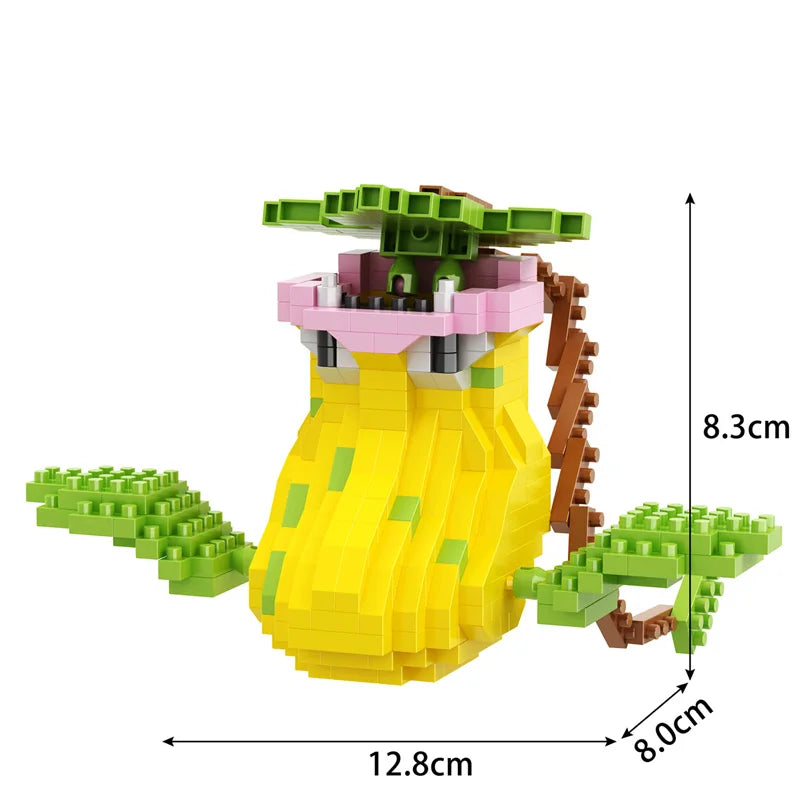 Building Blocks Assembly Anime Picachu Charizard Doll Blastoise Bulbasaur Gengar Bricks Figures Toy for Kid Gift hot