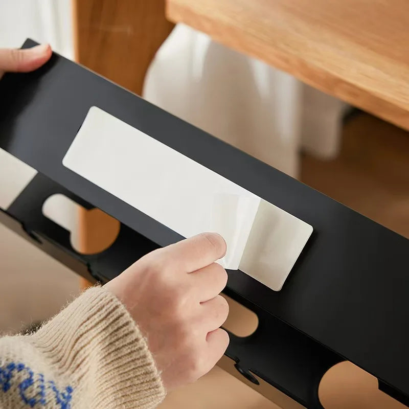 ISRTAO brand Under Desk Cable Management Cable Tray Under Desk With Clamp Power Strip Cord Holder Holder No Drilling Sturdy Spac