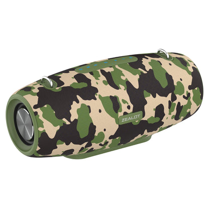 Zealot S67 Wireless Speaker WithShoulder Strap,Outdoor,Waterproof,Portable Speaker with Loud Stero and Booming Bass,40H Playtime