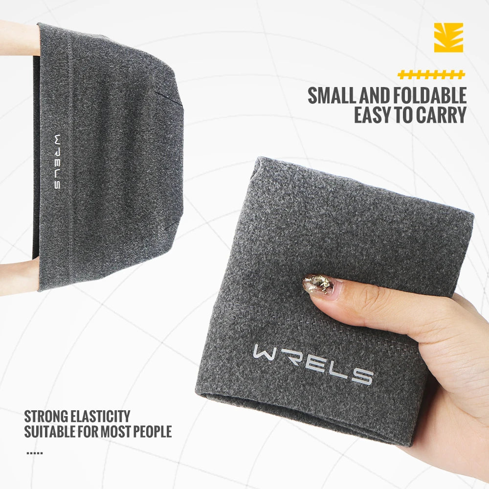 WRELS?Winter Cycling Cap Windproof Keep Warm Skiing Cap Road Cycling Warm Hat Snow Outdoor Sport Thermal Fleece Running Headband