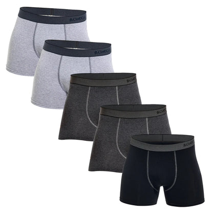5Pcs Men's Panties Cotton Boxer Sexy Man Boxers Underwear Shorts Lots Male Boxershorts Set Family Underpants Brands
