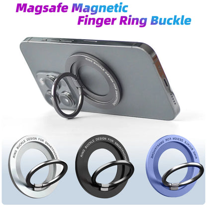360 Magnetic Phone Holder Stand Magnet Finger Ring Socket For Magsafe Wireless Charging For IPhone14 15 Pro Cellphone Bracket ?