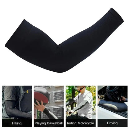 2025 NEW Ice Silk Bicycle Sleeves Summer Breathable Cycling Arm Protection Outdoor Sun UV Protect Sports MTB Road Bike Sleeves