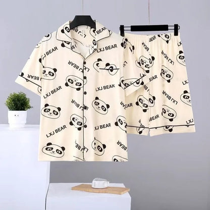 Men's Summer Spwear Set Thin ort Sve ort Pants Oversize Cardigan Home Clothes Lightweight Breathable Comfortable Co...