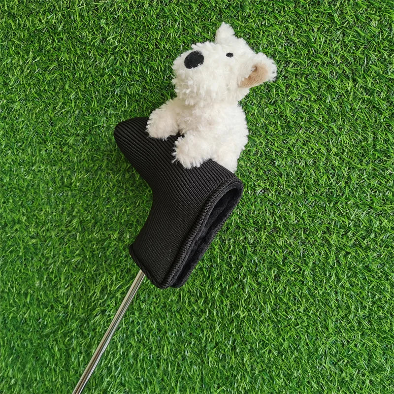Highland Dog Golf Driver Headcover Fairway Wood Blade Putter Head Cover Drop Shipping