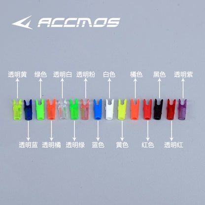 50pcs Archery ID3.2/4.2/6.2/5.2/8mm Arrow Aluminum Pin or Plastic L Nock Carbon Arrow Shaft Compound Bow Fiber Hunting Shooting