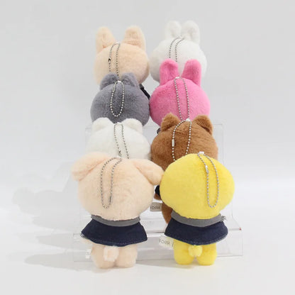 Skzoo 12cm Kpop Cartoon Stuffed Animal Plushies Stay Plush Doll Toys KawaiiJYP Adults KZ Fans Keychain Pendant Kid Gift