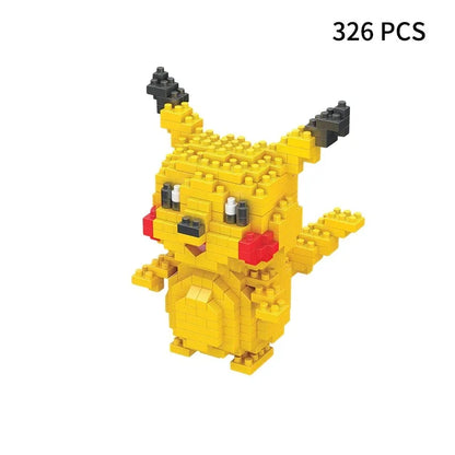 Building Blocks Assembly Anime Picachu Charizard Doll Blastoise Bulbasaur Gengar Bricks Figures Toy for Kid Gift hot