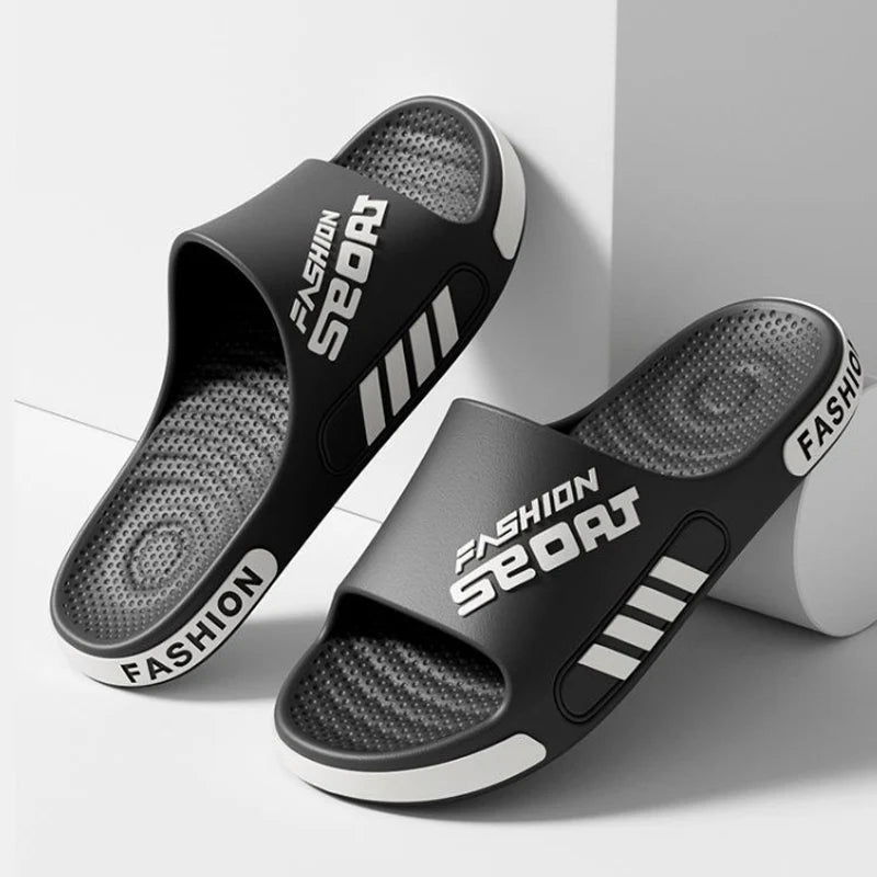 Men Women Outdoor Soft EVA Slippers Thick Bottom Couple Summer Home Sandal Anti-Slip Indoor Casual Bathroom Shower Flip Flops