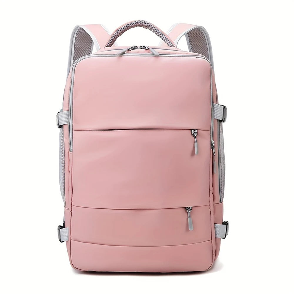 Large Capacity Fashionable Travel Backpack with Adjustable Suitcase, Travel Storage Bag, Multifunctional Leisure Bag