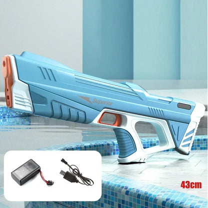 Electric Water Guns For Adults Powerful Squirt Automatic Water Suction Water Blasters Summer Outdoor Beach Toy For boys Kid Gift
