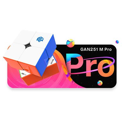 GAN 251 M Pro 2x2 Magnetic Speed Cube Professional GAN Cube 251 M AIR Gan 251 Leap Cubo Puzzles GAN251 Stress Reliever Toys
