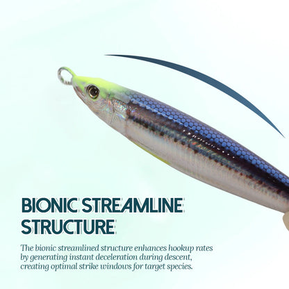 TOLU 2024 NEW 3D Printed Fast Sinking Metal Jig Lure 20g-130g With Spool Saltwater Shore Casting Fishing Lure Vertical Metal Jig