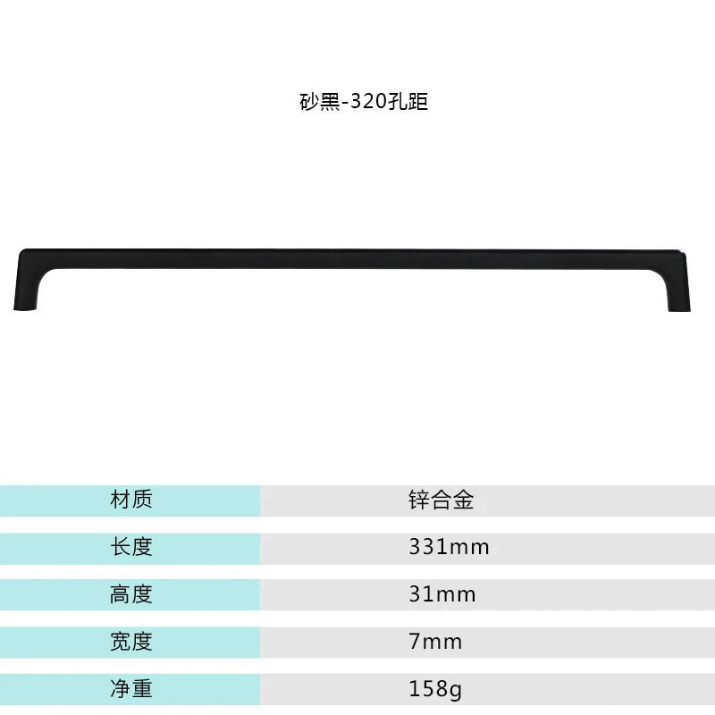 WV Modern Minimalist Pulls Cupboard Dressers Brass Gold Cabinet Door Handles Closet Drawer Knobs Kitchen Furniture Hardware