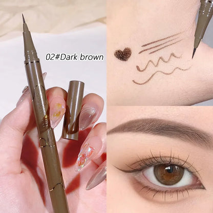 Slim Gel Eyeliner Pen ¨C Smooth & Waterproof, Smudge-Proof, High-Pigment, Easy Glide, Multi-Color, Long-Lasting Eye Makeup