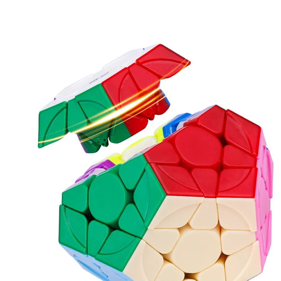 Qiyi QiHeng S2 Megaminx Magnetic 3x3 Megaminx Magnetic Magic Speed Cube Stickerless Professional  Cubo Magico Puzzle Toys