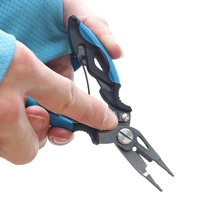 New Multifunctional Fishing Pliers Accessories 420 Stainless Steel Body Scissors Line Cutter Hooks Remover Outdoor Fishing Tools