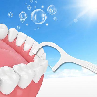 1/2/3/5/10 Box Portable Disposable Dental Floss Plastic Toothpick High-tension Dental Floss Stick Dental Floss Box ?Oral Care