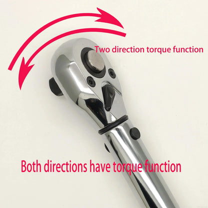 10-60N.m Torque Wrench 3/8 Inch Square Drive Torques Key ¡À3% High Precision Torque Wrench Professional Bicycle Automotive Tool