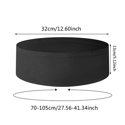 Nahtlose, unsichtbare Hüftgurttasche zum Laufen, Sporttaschen, leichte, unsichtbare Handytaschen, tragbare, elastische Lauf-/Radtasche 