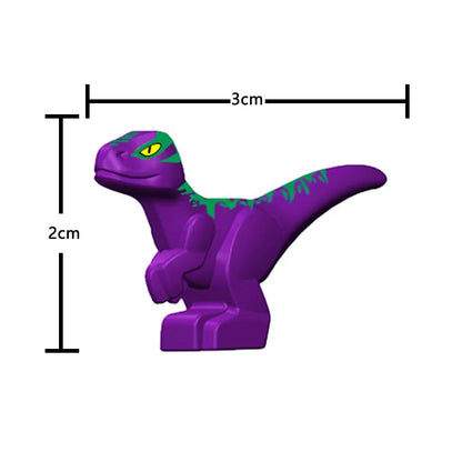 Dinosaur World Chase Tyrannosaurus Rex Spinosaurus StegosaurusColor Baby Building Blocks Accessories Toys for children gift