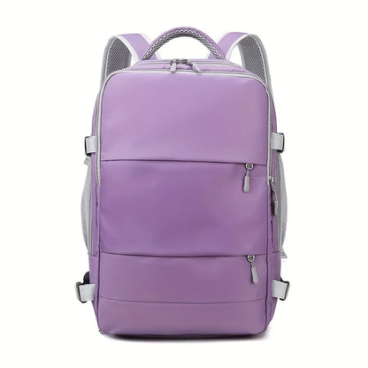 Large Capacity Fashionable Travel Backpack with Adjustable Suitcase, Travel Storage Bag, Multifunctional Leisure Bag