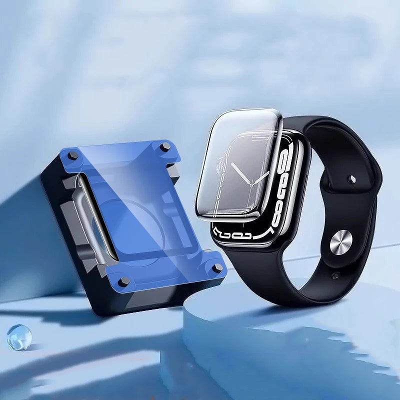 Screen Protector Install the artifact For Apple Watch Series 10 9-8-7-6 5 Se ultra-2 49mm 41 45mm 40 44mm (Not Tempered Glass)