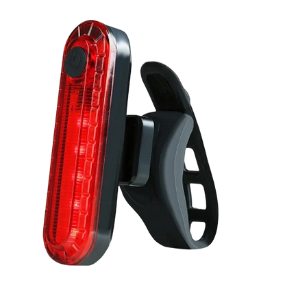 USB Rechargeable LED Bike Tail Light Bright Bicycle Rear Cycling Safety Flashlight 4 Light Mode Options for Road Mountain