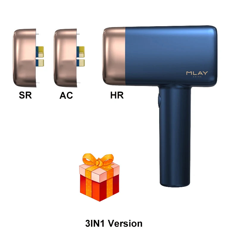 MLAY T14 Laser Hair Removal Permanent Malay IPL Epilator Ice Cool Painless Depilador a Laser 500000 Flashes Face Body Epilator